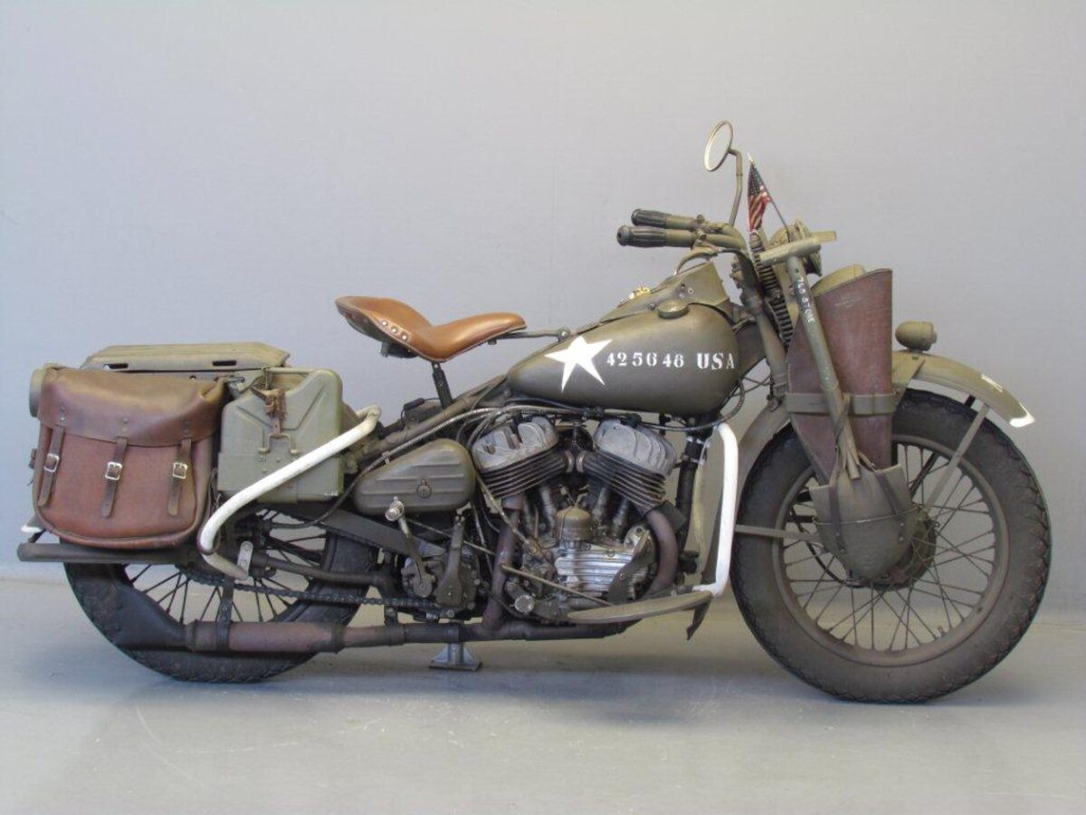 1942 Harley-Davidson WLA Flathead military motorcycle