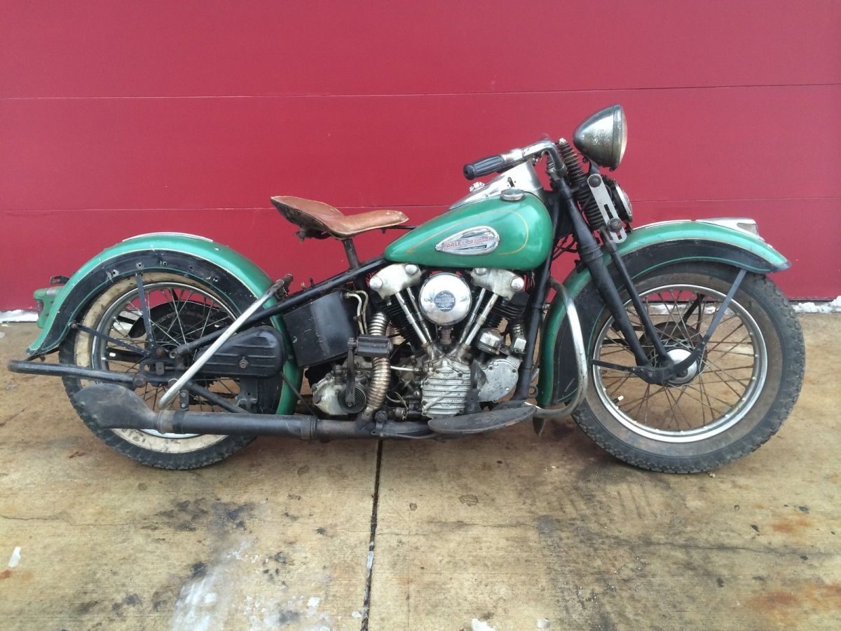 1940 Harley-Davidson EL Knucklehead motorcycle
